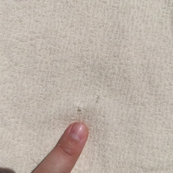 Cream Addition Elle Cowl Neck Shirt with Brown Button Detail Woman's X Plus Size - Picture 6 of 8